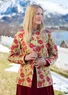 Jakke "Sally" i hør/bomuld (ubleget L)