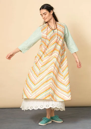 Kleid „Furilden“ aus Bio-Baumwollgewebe - masala
