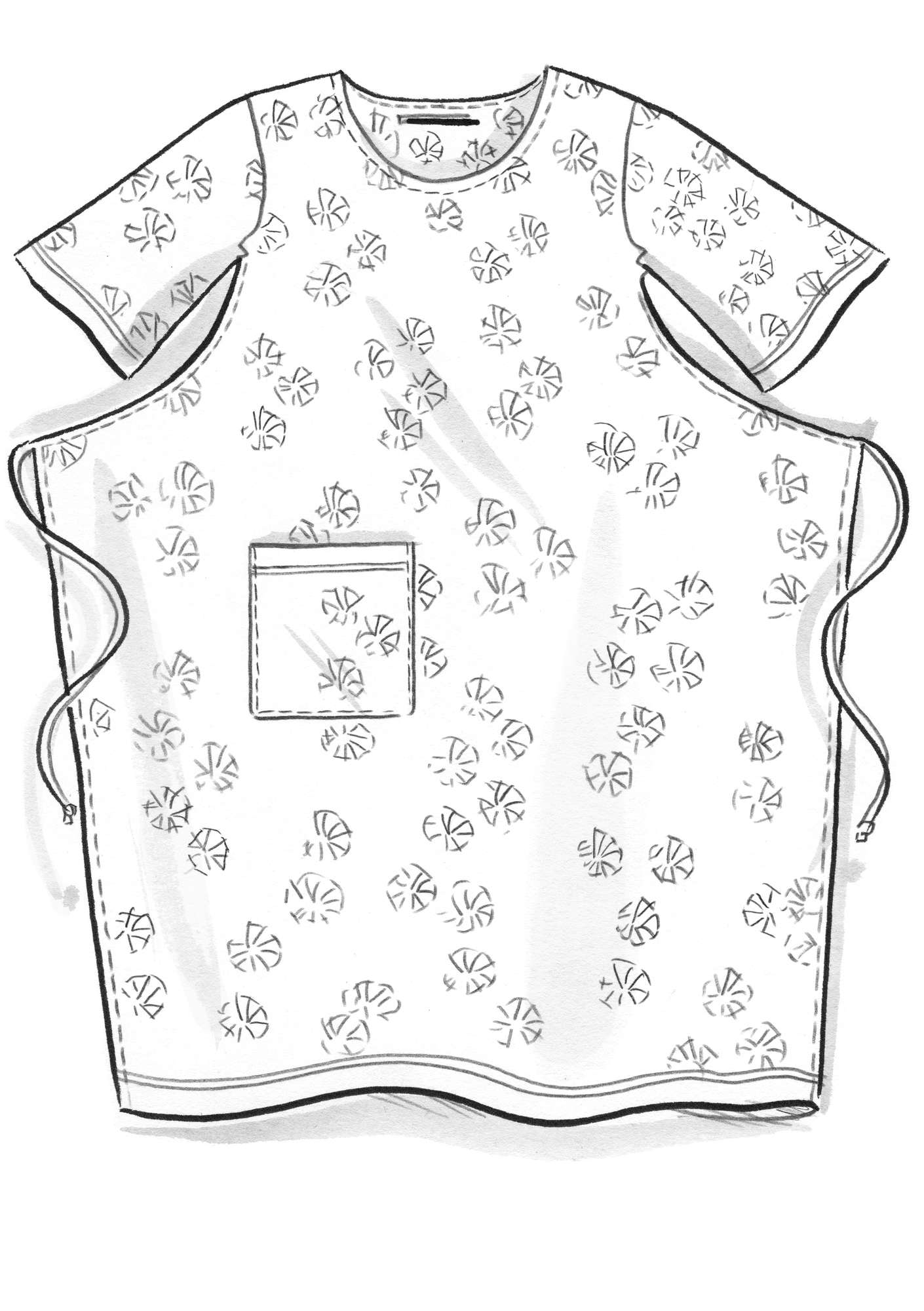 Tricot jurk  Corallo  van biologisch katoen