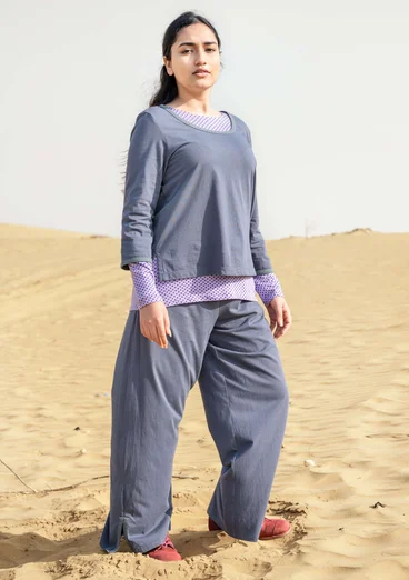 “Daisy” organic cotton top - carbon