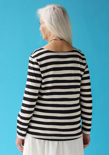 Top "Aina" en jersey de coton biologique/modal - noir