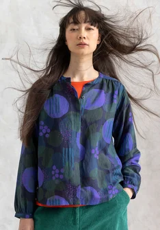 Bluse „Fizz“ aus Leinen/Modal - tinte