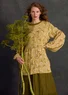 Blouse d'artiste Amaryllis (seigle XXL)