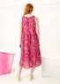 Robe "Bouquet" en coton biologique tissé (rose orchidée L)