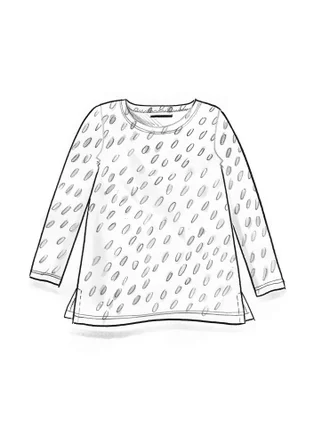 Shirt „Långvik“ aus Bio-Baumwolle/Modal - limettengrün
