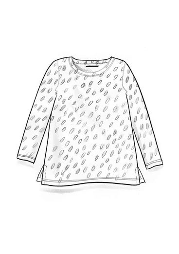 Shirt „Långvik“ aus Bio-Baumwolle/Modal - limettengrün