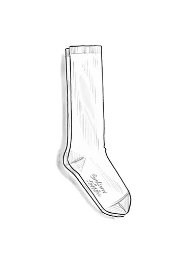 Polvisukat ekopuuvillaa - tumma petroli