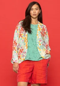 Blazer „Margit“ aus Leinen/Modal-Gewebe - vanille