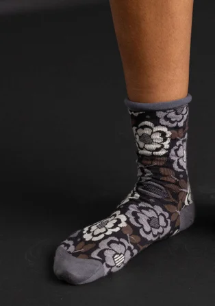 ��“Astrid” socks in organic cotton - ash grey