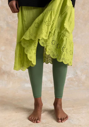 Jupon tissé en coton biologique - kiwi