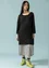 Knit tunic in linen/recycled linen (black S)