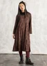 Jerseykleid „Judit“ aus Bio-Baumwolle/Modal (röstkaffee-gemustert XXL)