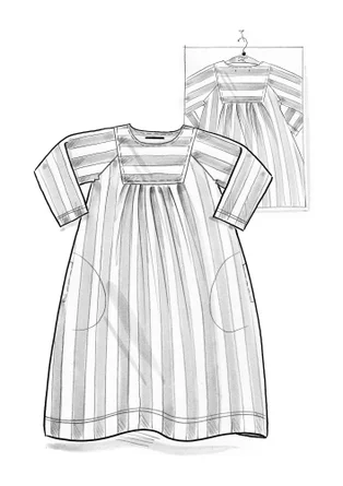 Jerseykleid „Madalena“ aus Bio-Baumwolle/Modal - hellflaschengrün-dunkelindigo