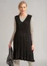 Strickkleid „Raya“ aus Bio-Baumwolle (schwarz L)