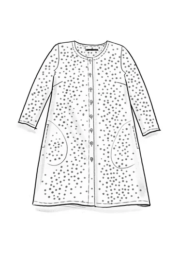 “Monika” woven tunic in organic cotton - lava red