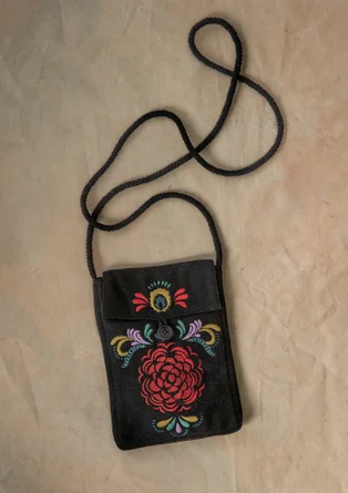 Sac "Oda" en laine feutrée - noir
