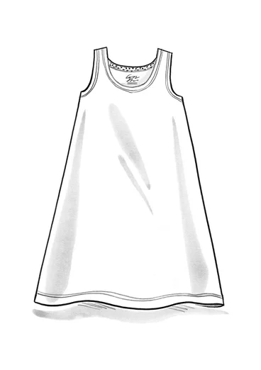 Jersey dress in lyocell/spandex - mountain blue