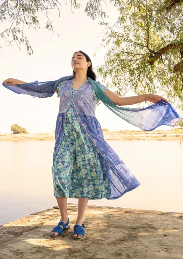 Tricot jurk "Primrose" van biologisch katoen - weidebeek