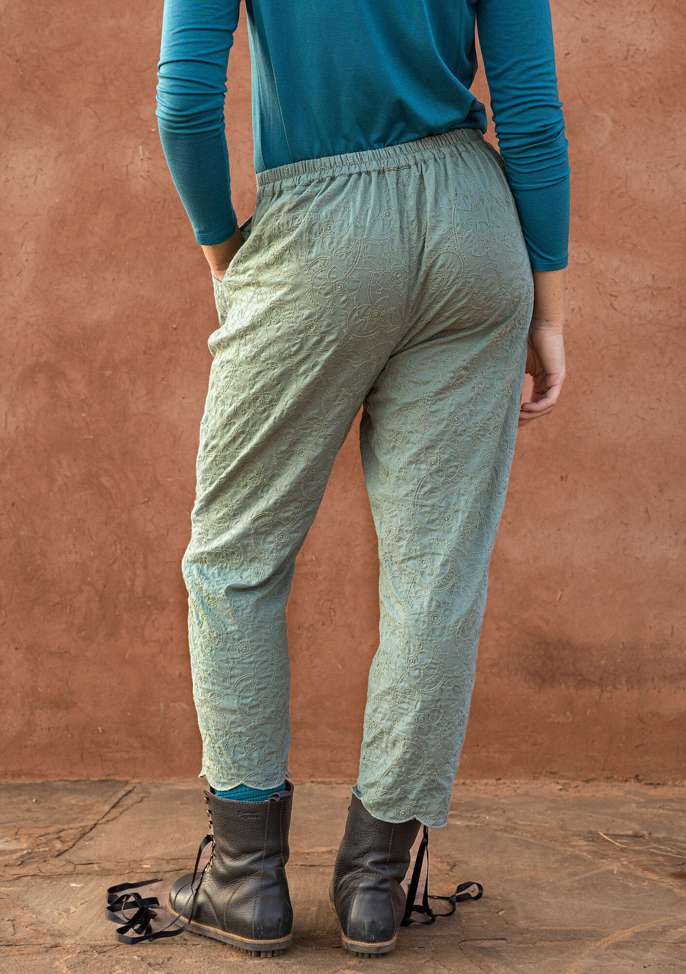 Pantalon Kinari celadon