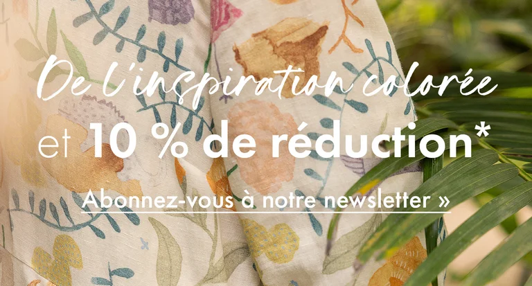 De l'inspiration colorée et 10 % de réduction