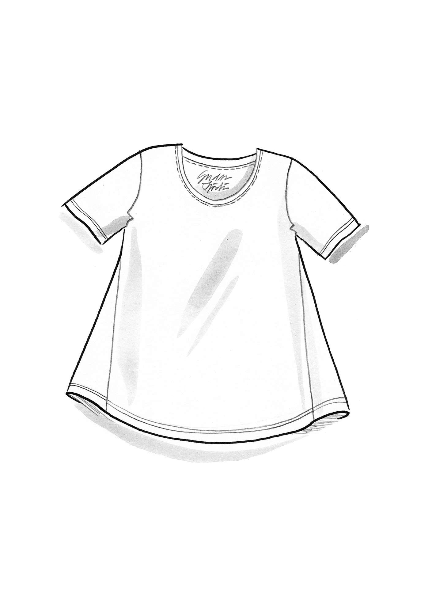 Shirt „Cordelia“ aus Öko-Baumwolle/Modal masala