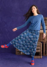 “Flora” lyocell/elastane jersey skirt - indigo blue