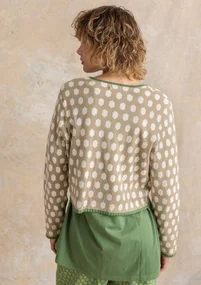 Strickjacke „Vendela“ aus Bio-/Recycling-Baumwolle - dunkelnatur