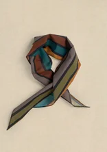 “Akira” organic cotton scarf - black