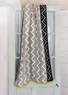 “Zig Zag” bath towel in organic cotton (heron One Size)