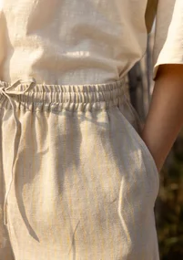Webshorts „Bifrost“ aus Leinen - natur