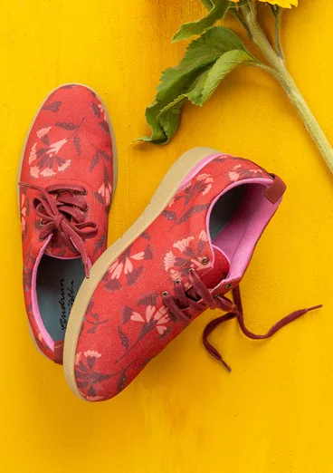 Sneaker „Crocus“ aus Recycling-Polyester - dunkelkupfer