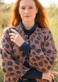 “Gjusta” woven organic cotton dress - old rose