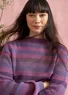 Pull "Nebula" en coton biologique/recyclé (jacinthe L)