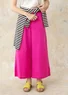 Woven organic cotton trousers (hibiscus XL)