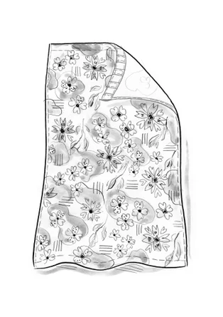 Gardine „Anaya“ aus Bio-Baumwolle - malachit