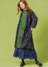Kaftan "Mynta" i ekologisk bomull (rosa orkidé S)