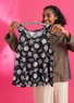 Jerseytop aus Bio-Baumwolle (schwarz S)