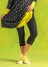 Caprileggingsit ”Ester” ekopuuvillaa/elastaania (musta S)