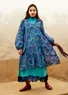 Woven “Okinawa” dress in cotton (light indigo S)