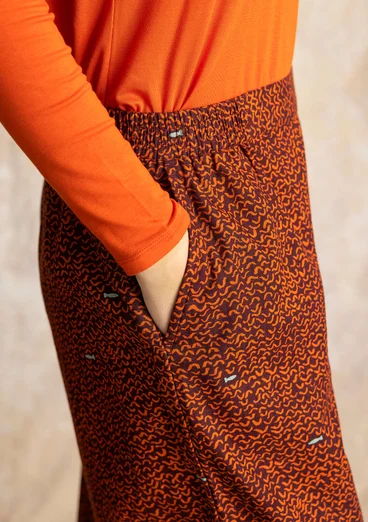 Hose „Edefors“ aus Bio-Baumwolle - terracotta