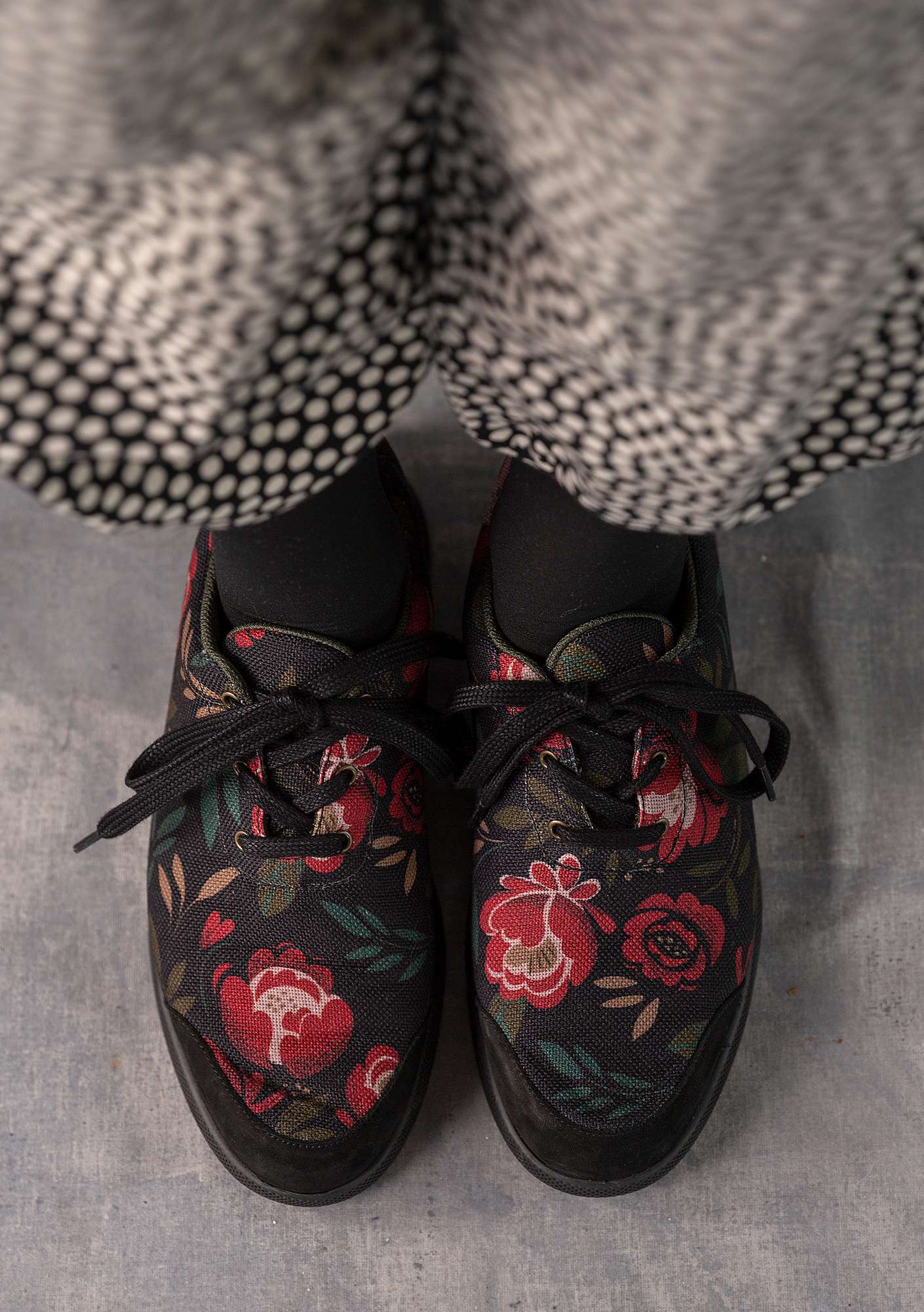 “Olga” sneakers in recycled polyester black thumbnail