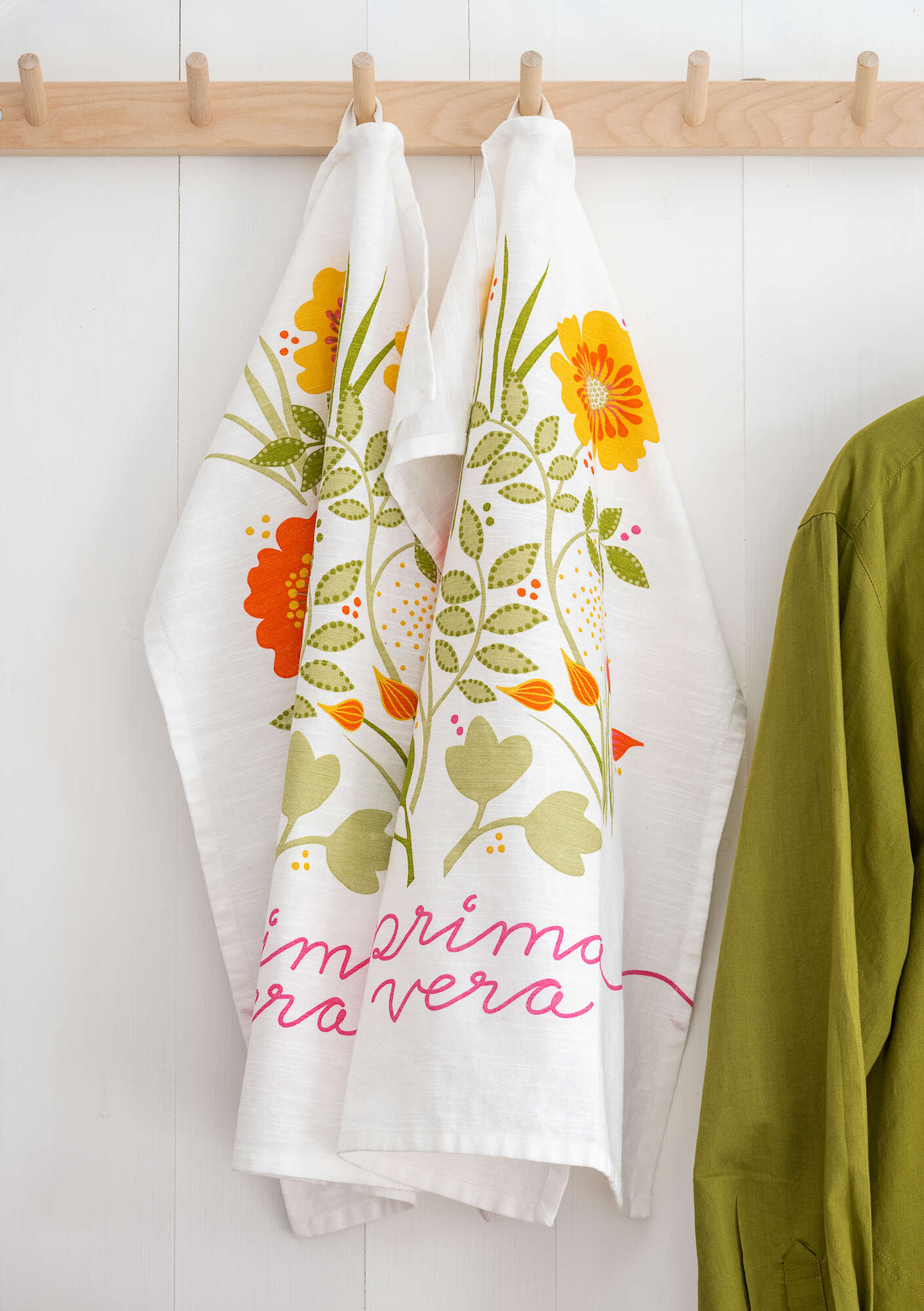 Primavera tea towel nectar