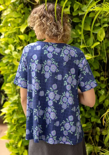 “Rema” organic cotton jersey top - lupin