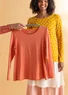 Jerseyshirt „Pearl“ aus Lyocell/Elasthan (aprikose XS)