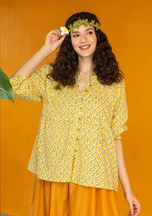 Ceinture "Sona" en coton biologique - asperge