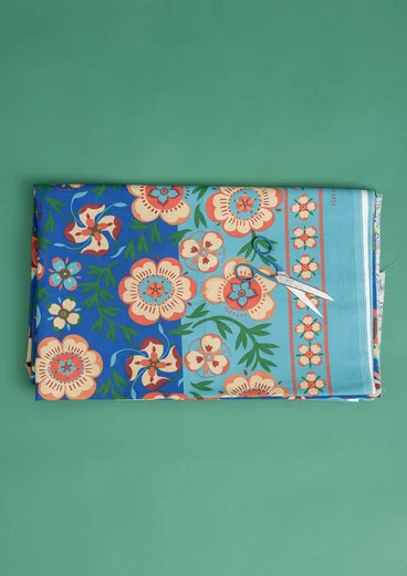 “Desert Bloom” yard goods in organic cotton -