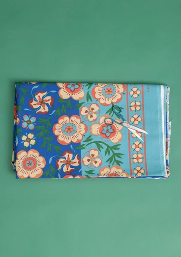 “Desert Bloom” yard goods in organic cotton -