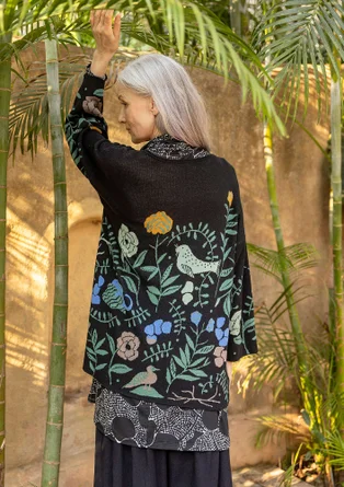 Pullover „Mockingbird“ aus Bio-/Recycling-Baumwolle - schwarz