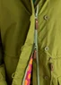 Vevd parkas «Vendela» i økologisk bomull (grønn pepper XXL)