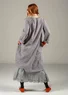 “Olivia” woven organic cotton dress (heron/patterned S)